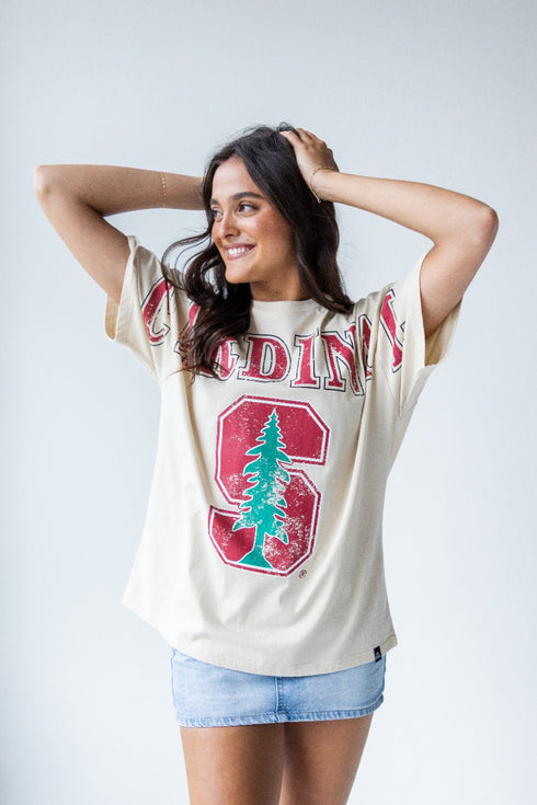 Stanford Southern Split Oversized Band Tee